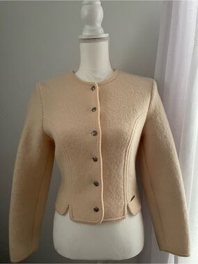 Geiger Fitted Wool Blazer